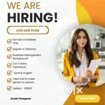 Need female staffs for business marketing