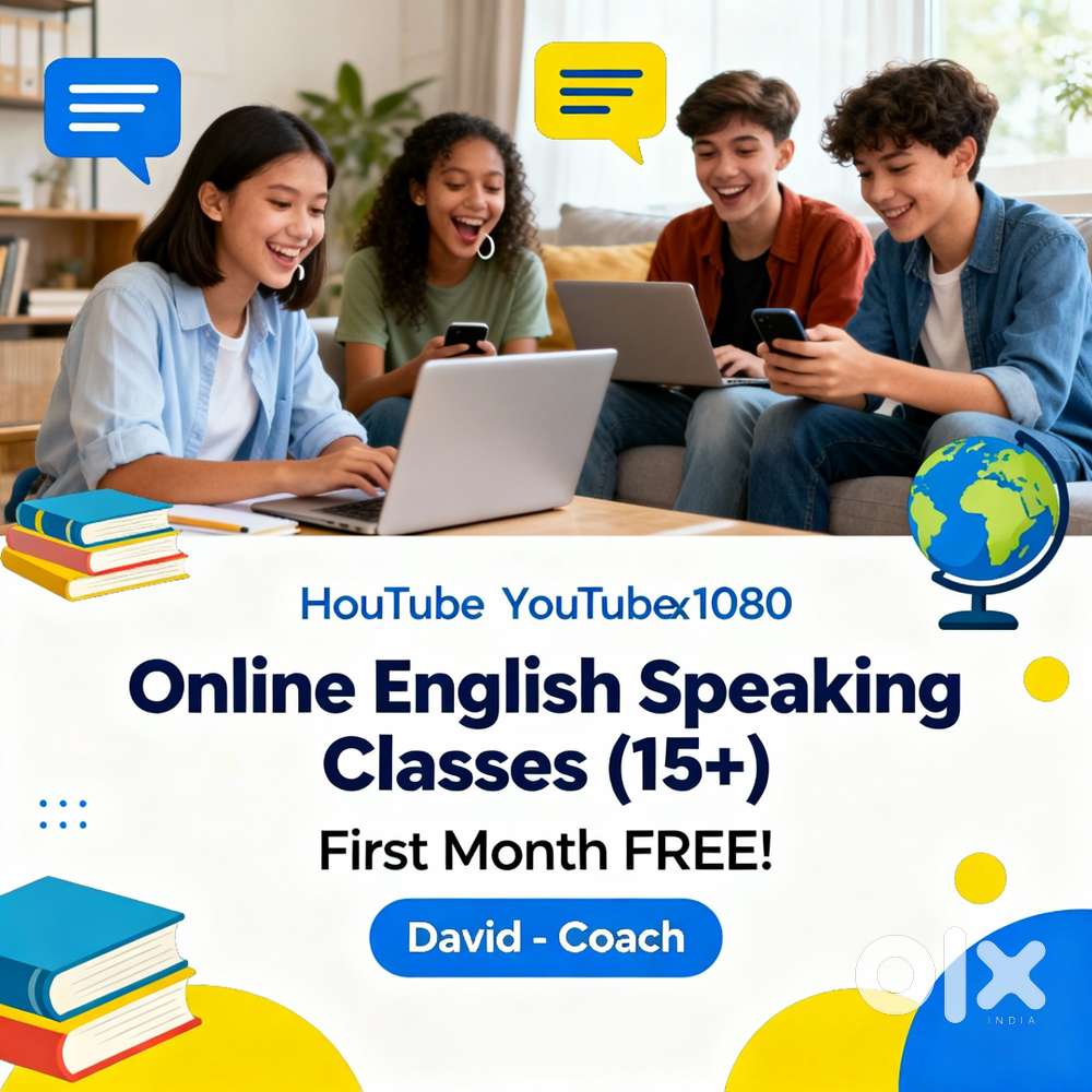 Online English Speaking Classes (15+) — First Month Absolutely FREE!