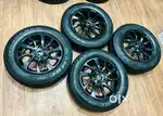 18inch Scorpio N Black OEM Alloys With Tyres set of 4 lite used