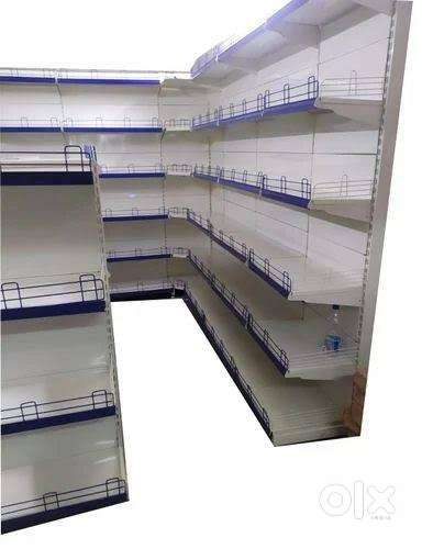 Stationary rack medical rack pharmacy rack iron rack