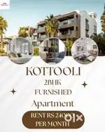 Kottooli 3Bhk Apartment Furnished. Rent 2400