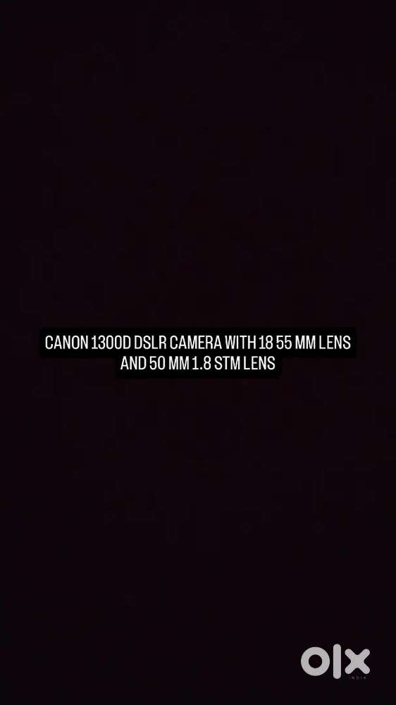 VERY LESS USED DSLR CAMERA