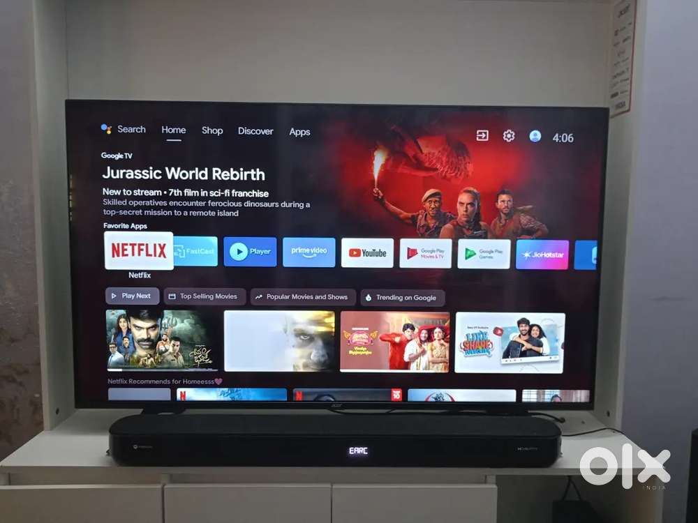 Acer Android TV Model AR55AR2851UDFL. 