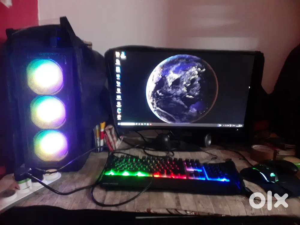GAMING , EDITING PC i5 , 6th gen , 16gb 256 gb , 27 ` 4k benq monitor