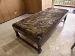 Solid Wood Diwan with Cushion – Sturdy & Elegant
