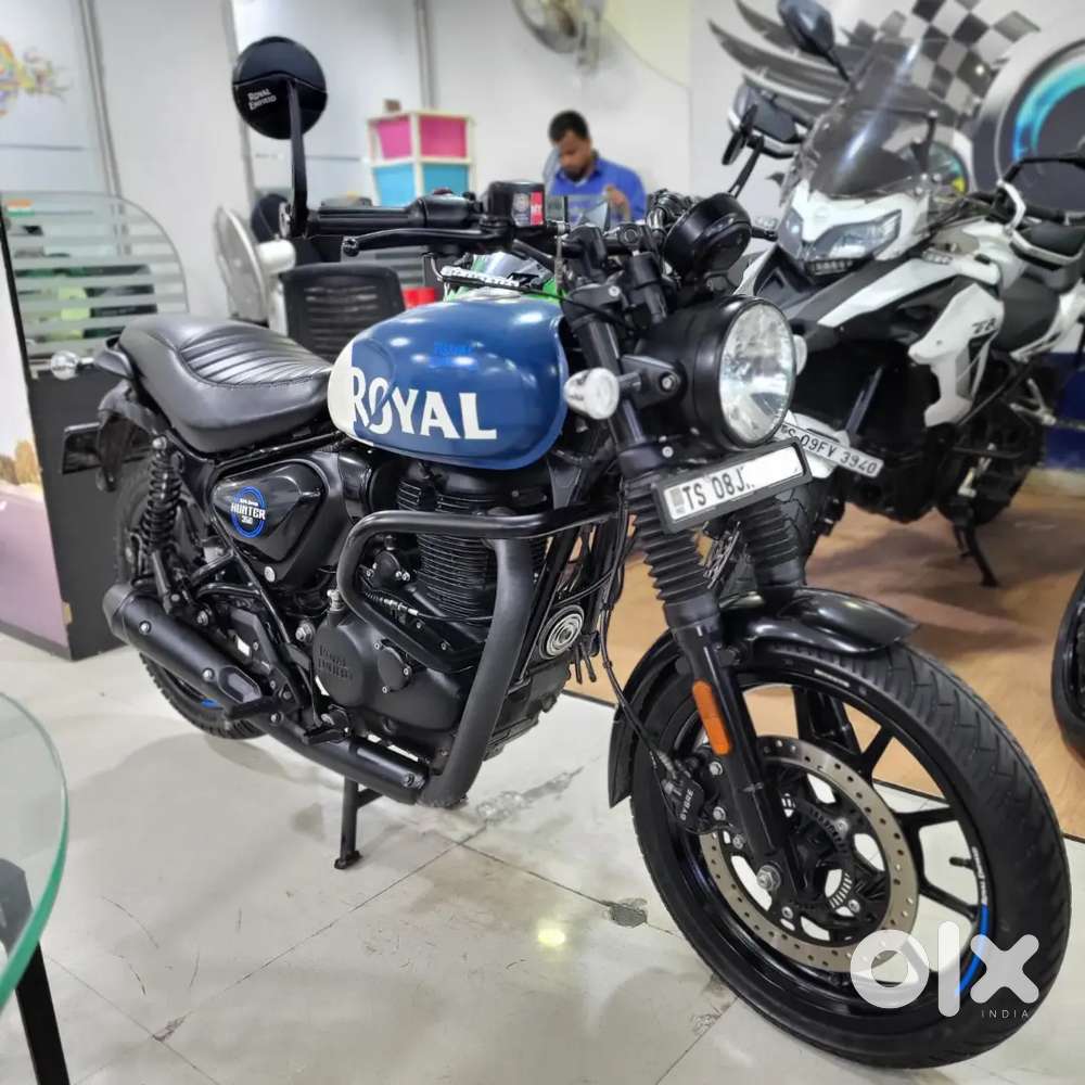 Royal Enfield Hunter 350, less driven