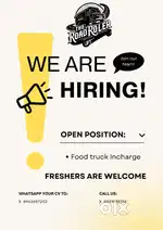 Food truck Incharge