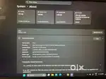 Dell laptop with bill and box in genuine condition