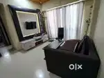 Fully furnished flat is available for rent in reputed society