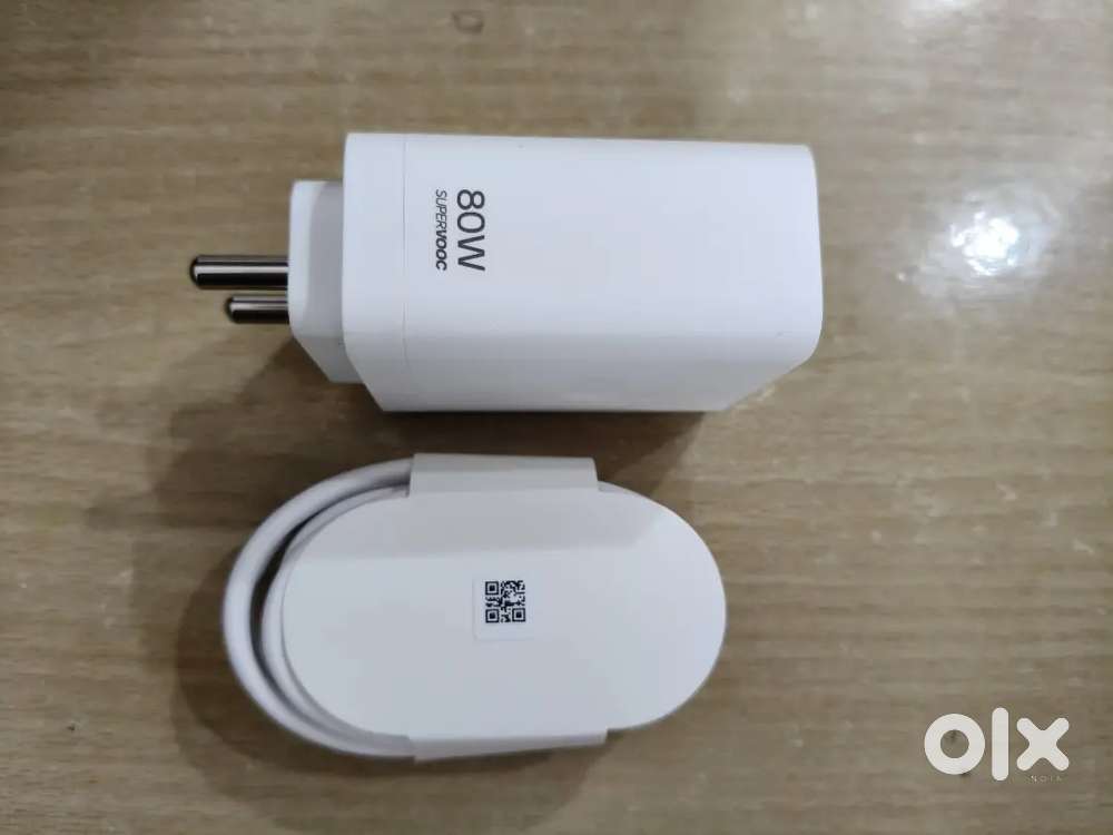 Supervooc 80w original charger and cable