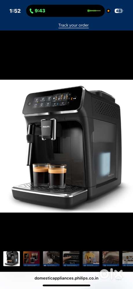 Brand New Philips 3200 series fully automatic coffee machine EP3221/40