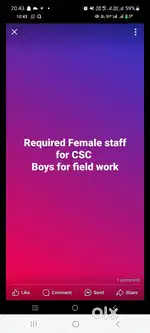 Job for Female Staff