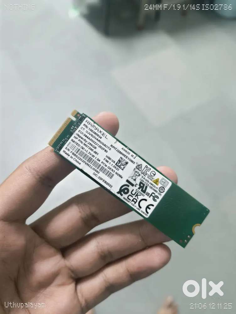 256 NvME SSD