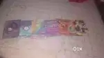 7 Pokemon cards and 1 Naruto card