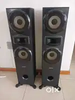 Sony Muteki Tower Speakers - 3 Way 8 Ohms 95 Watts