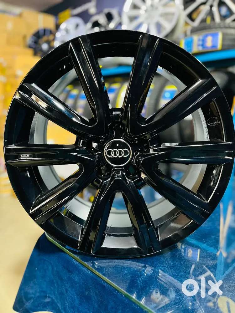 18 inch Audi A6 metallic black OEM alloy wheels set of four