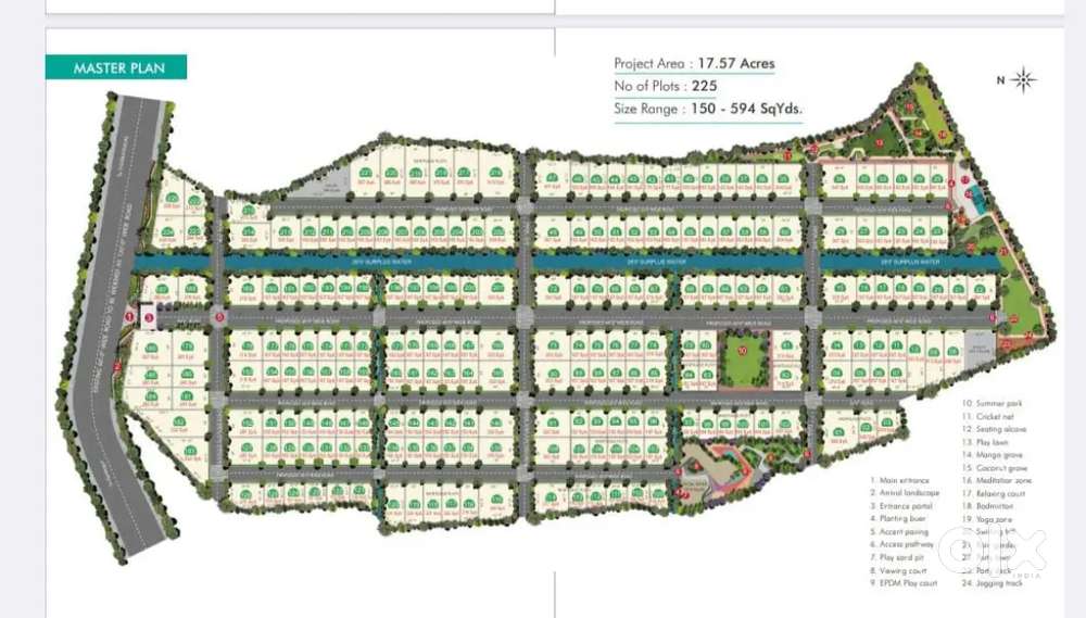 HMDA RERA Approved Gated Community Open plots for sale