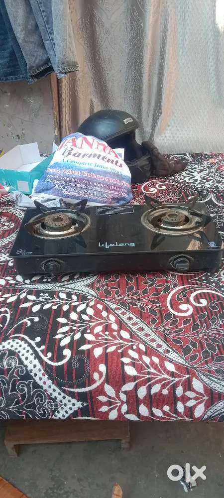 Gas Stove With Glass and automatic