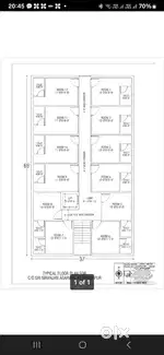 70 rooms Fully Furnished new hostel building for rent in kondapur