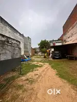 Open plot with some construction