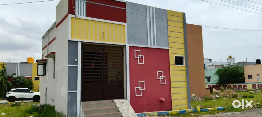 1 Bhk 35 lakhs Redhills Ready to move House Bank loan Available