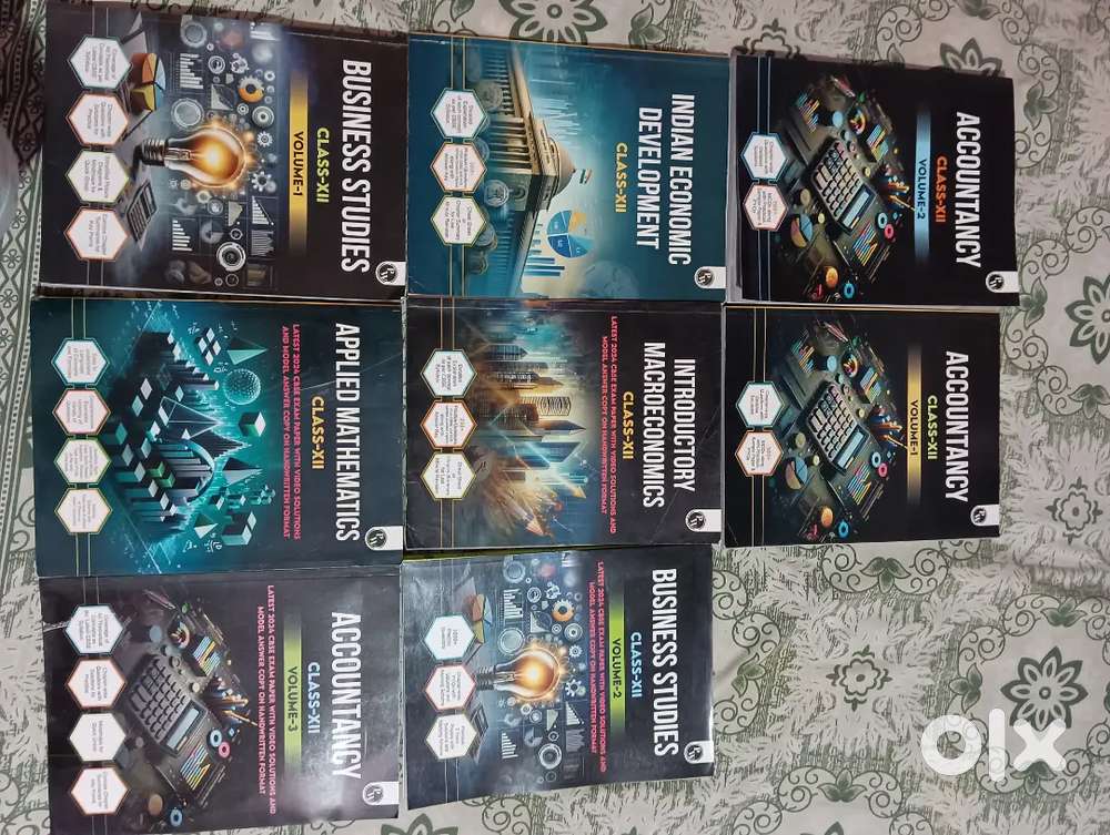 Class 12 commerce book set ( physics wallah) 2024 edition *8 books*