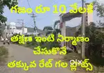 ఇల్లు కట్టుకునే crda  లోని ప్లాట్లు అమీనాబాద్