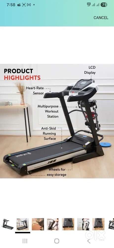 Treadmill selling
