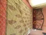 6×4 Bed made up of hard metal including mattress