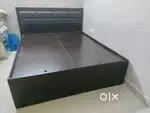 Bed with full storage
