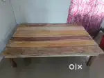 Wooden bed 2 and 1 table prices are negotiable.