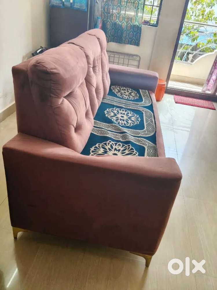 Velvet cloth 3seater sofa