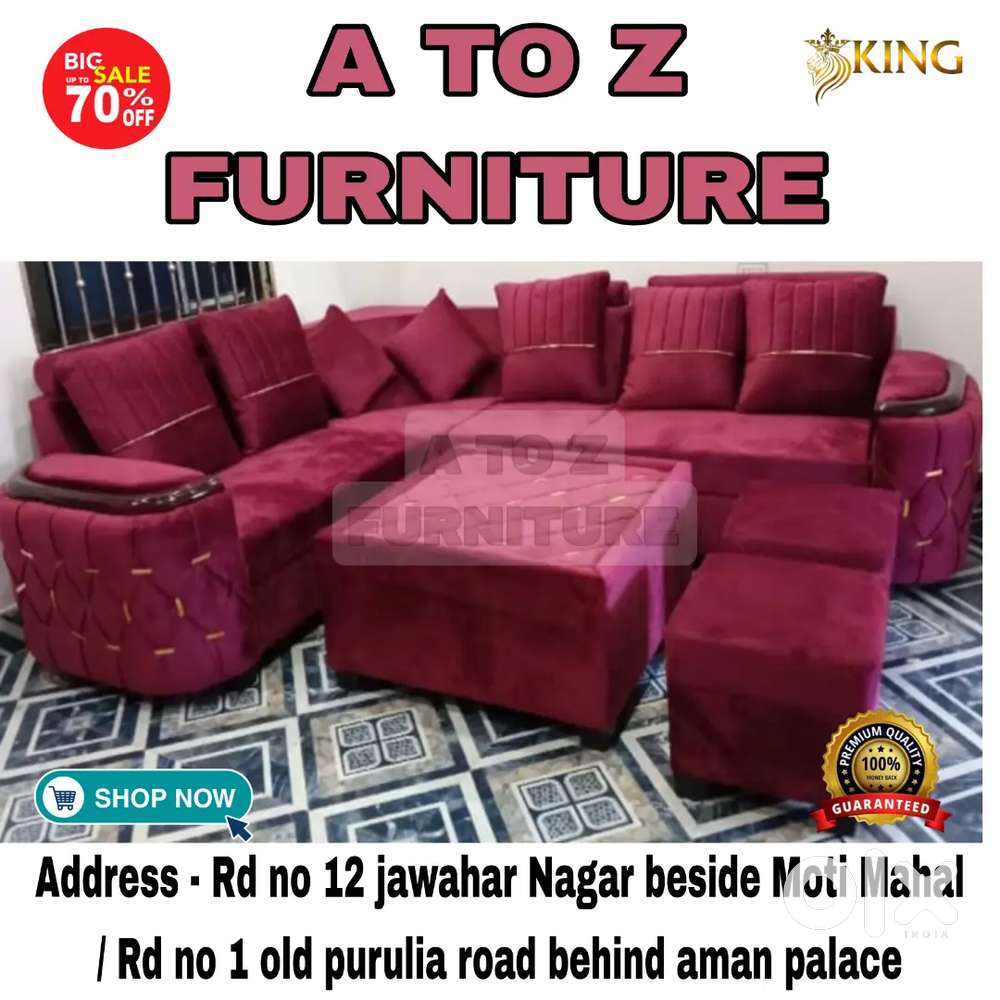 A TO Z FURNITURE WHOLESALE SHOWROOM MODERN SOFA EMI AVAILABLE