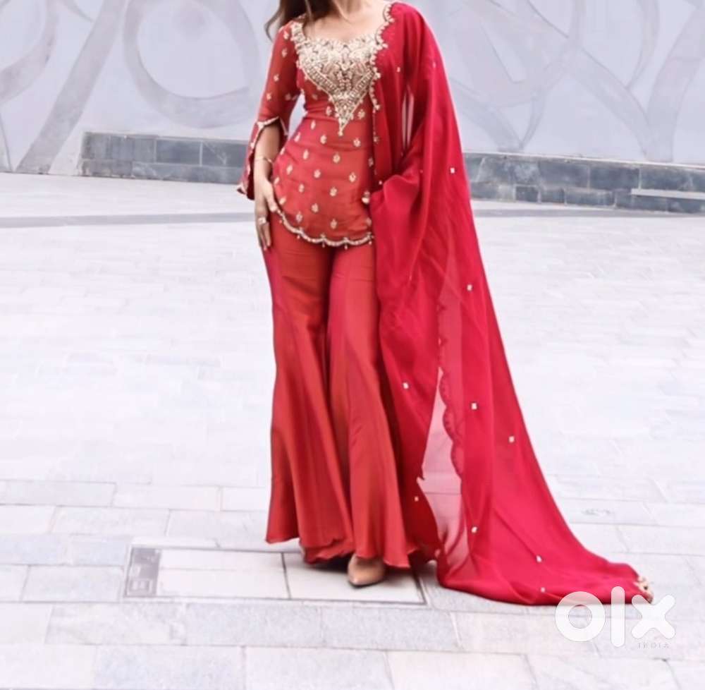 Rosewood Zardosi Glamour Sharara Set - S