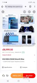 Vivo v60 15 days only used paise ki jarurat hai isliye bech rahe