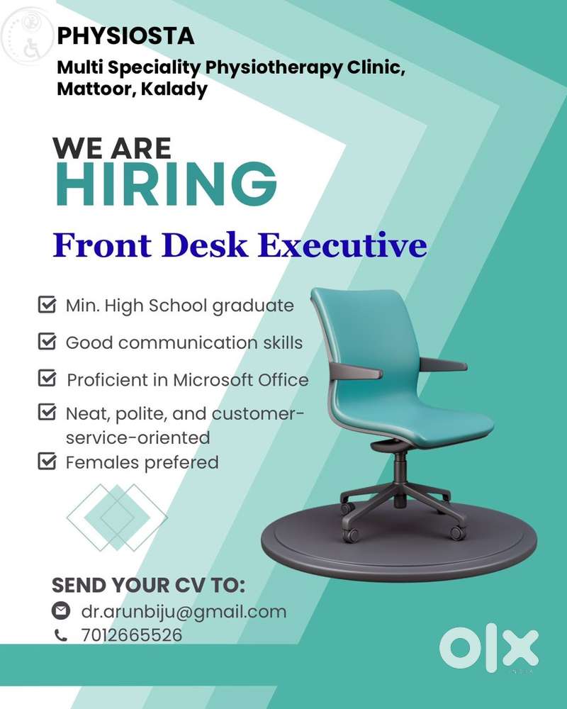 Required A Female Receptionist