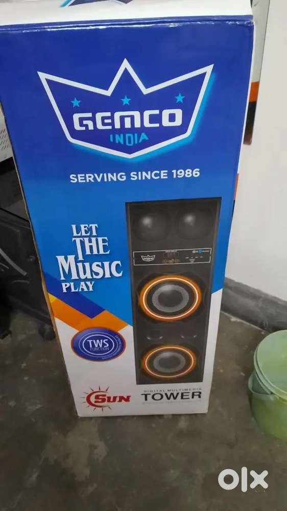 Gemco india Brand new party speaker 10 to 10 Inch