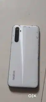 Phone top condition was touchpad damage back side to describe a condit