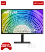 Samsung ViewFinity (LS27A600UUWXXL) 27 Inch QHD IPS Flat Monitor (Blac