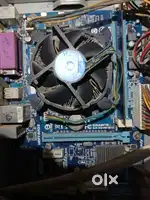 Gigabyte GA-H61M-WW Motherboard + Intel Pentium + Cooler (Home Used
