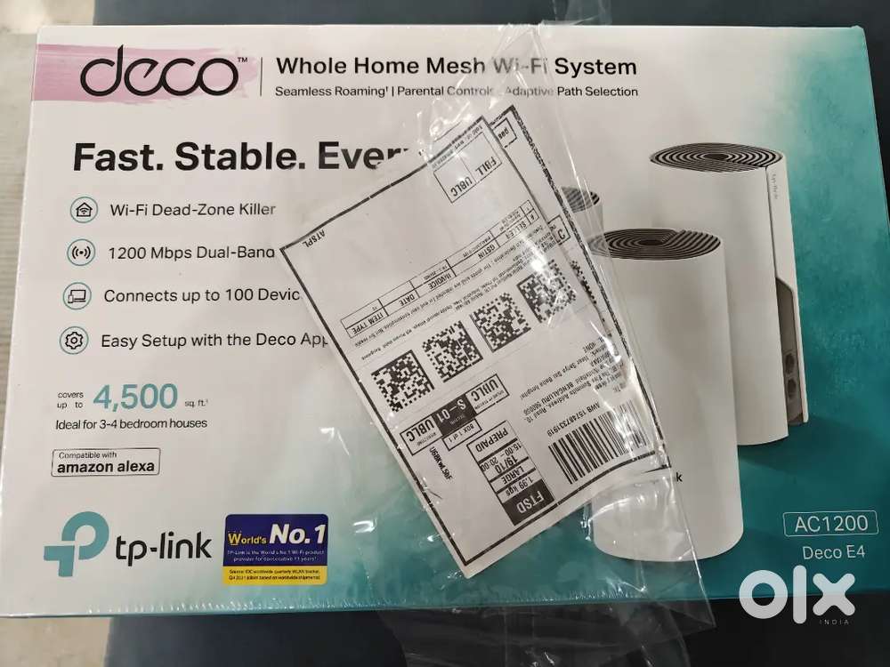 Tp-Link Deco Home Mesh AC1200 (pack of 3) wifi range extender