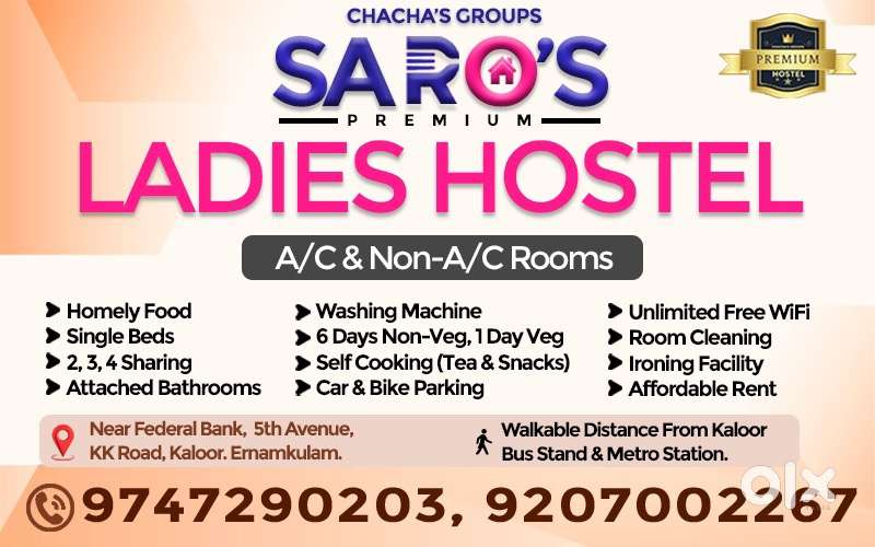Lady Cook 2, Cleaning cum helper 1, required for a ladies hostel