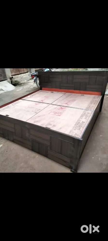 LDR furniture new doble bed with box 6*6