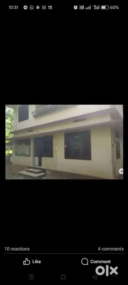 ഫാമിലി വീട് വാടകക്ക് കൊടുക്കുന്നു 4 ബെഡ്‌റൂം ഹാൾ കിച്ചൻ വെള്ളം ok