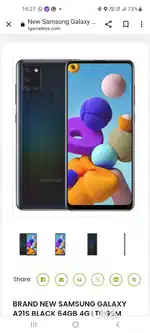 Samsung galaxy a21s 4/64 only phone