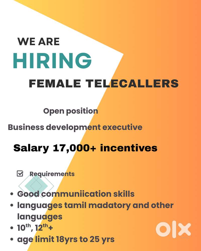 Hiring only female telecaller