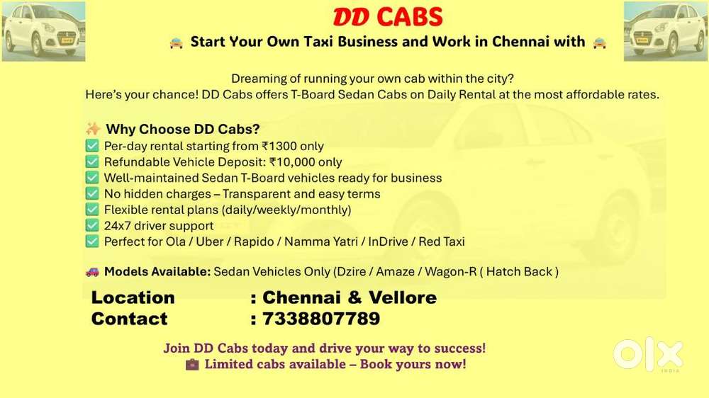 Driver Job - Daily Rental Tboard cars