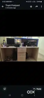 Computer table plywood table