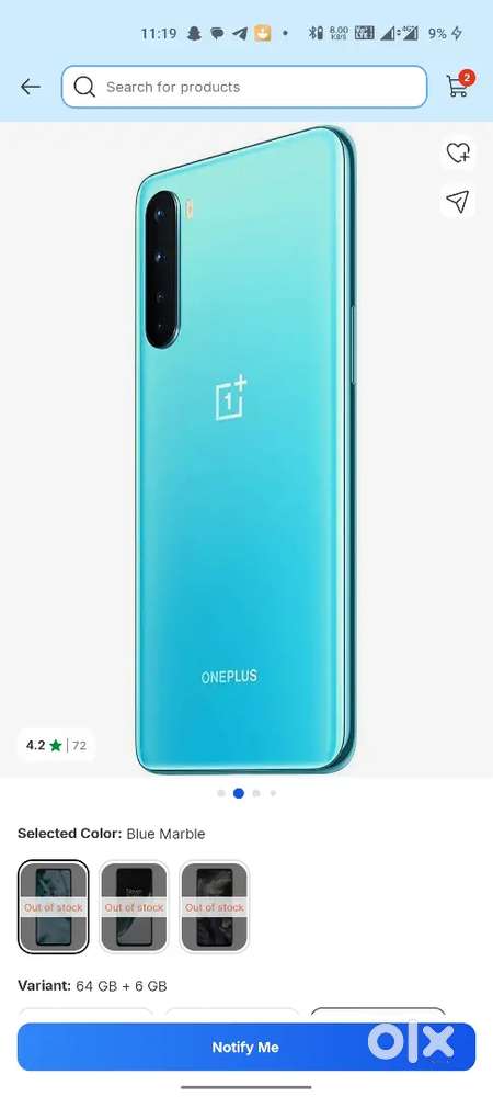 One plus nord5g 8/128
