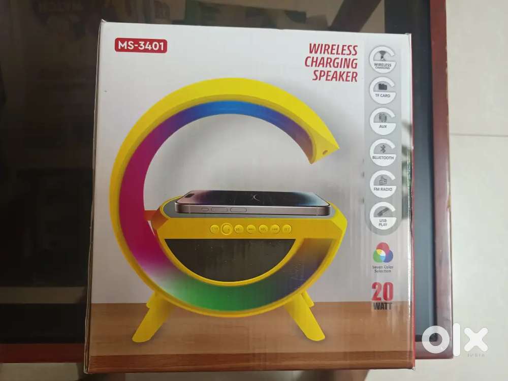 Brand New Wireless Charging Bluetooth Speaker (MS-3401)